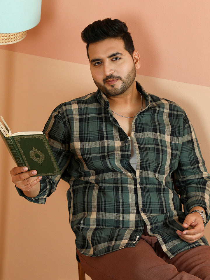 Tartan-Tactile Regular Shirt