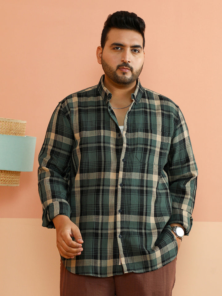 Tartan-Tactile Regular Shirt