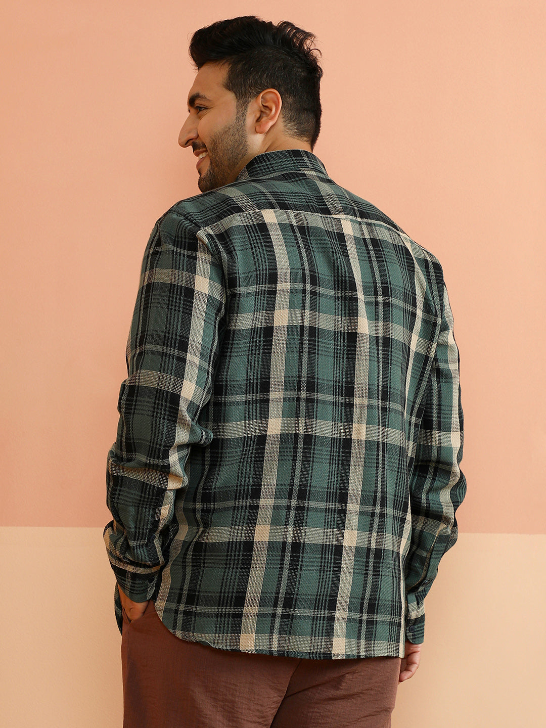 Tartan-Tactile Regular Shirt
