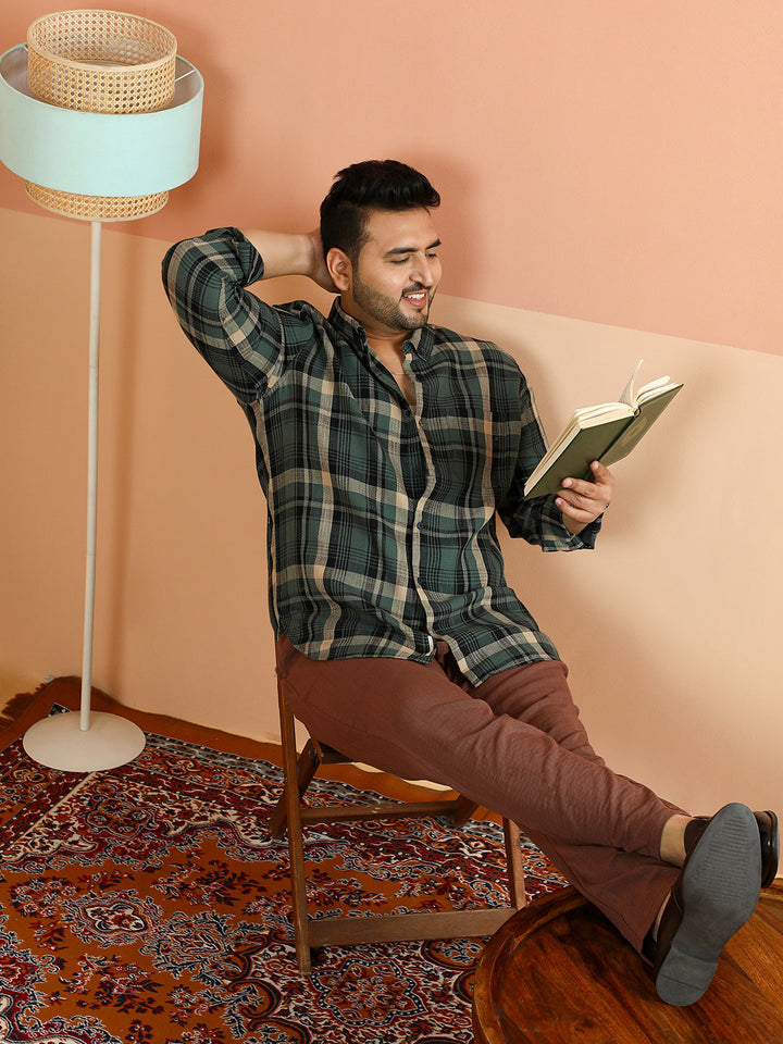 Tartan-Tactile Regular Shirt