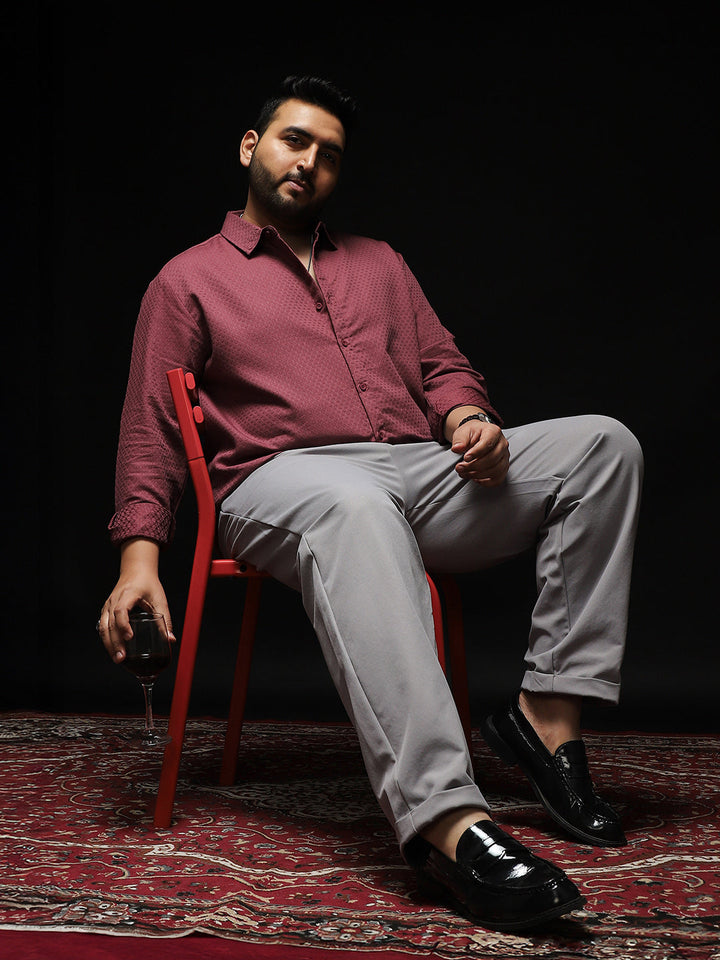 Indie-Motif Jacquard Shirt