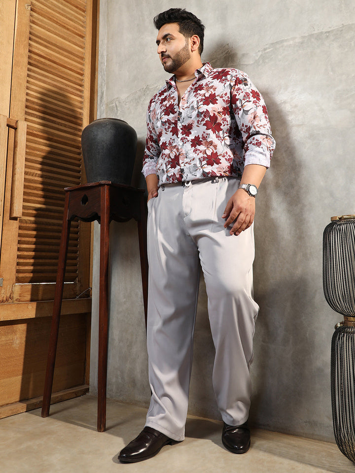 Straight Pleated Trousers