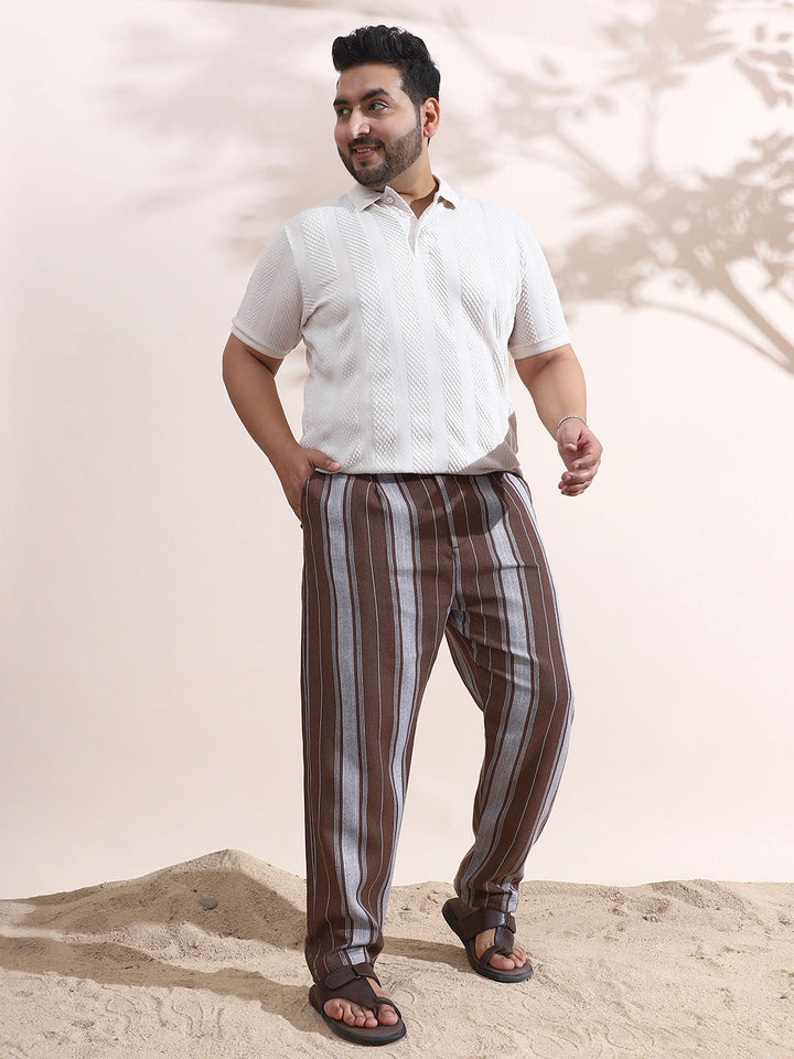 Multitrack-Weave Cigarette Trousers