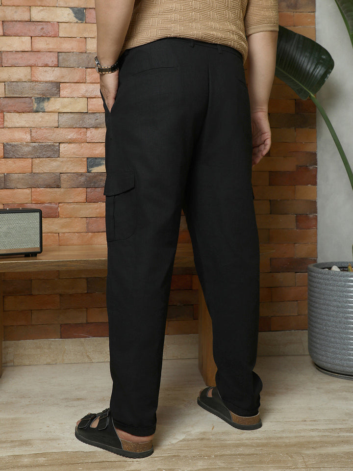 Pleated Utility-Tapered Trousers