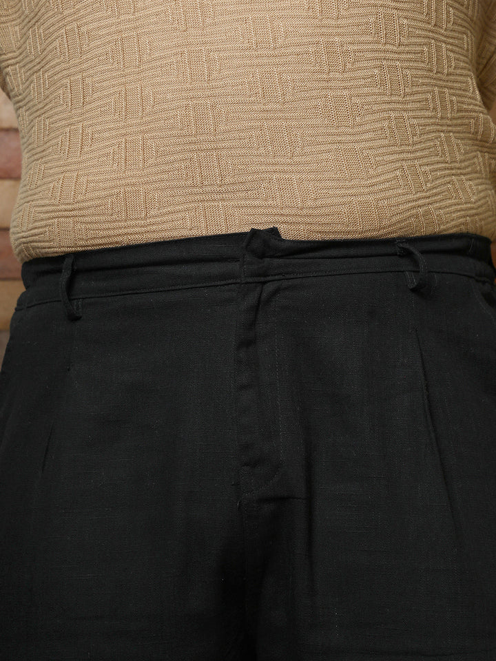 Pleated Utility-Tapered Trousers