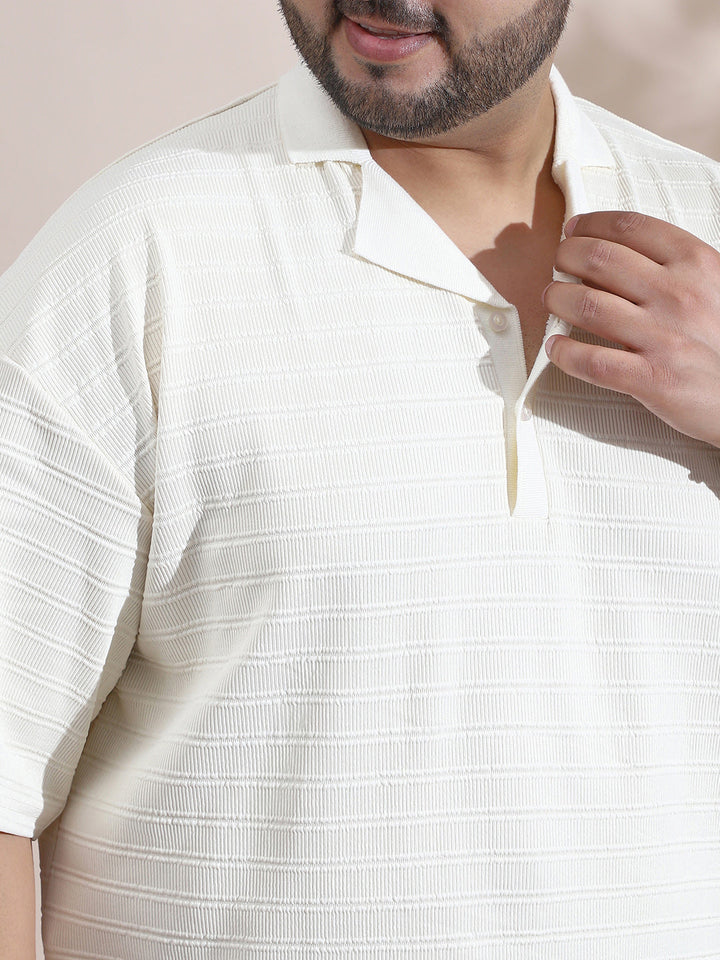 Coil-Tactile Cuban Polo T-Shirt