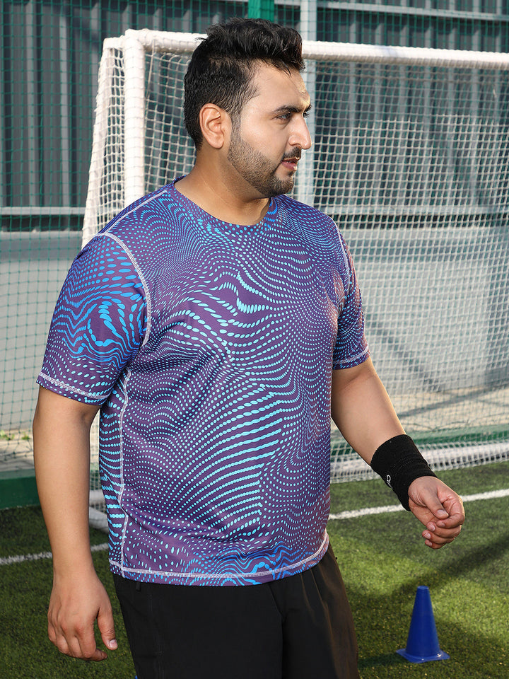 Polka-Swirl Activewear T-Shirt
