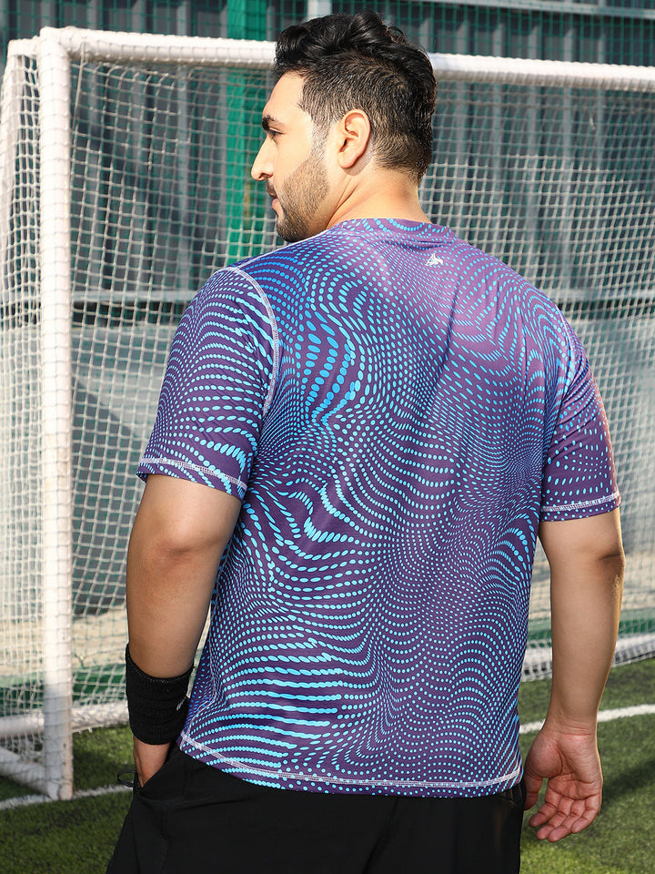 Polka-Swirl Activewear T-Shirt