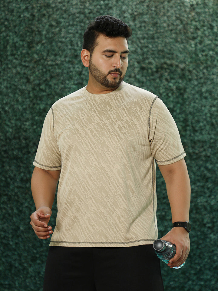 Plash-Imprint Activewear T-Shirt