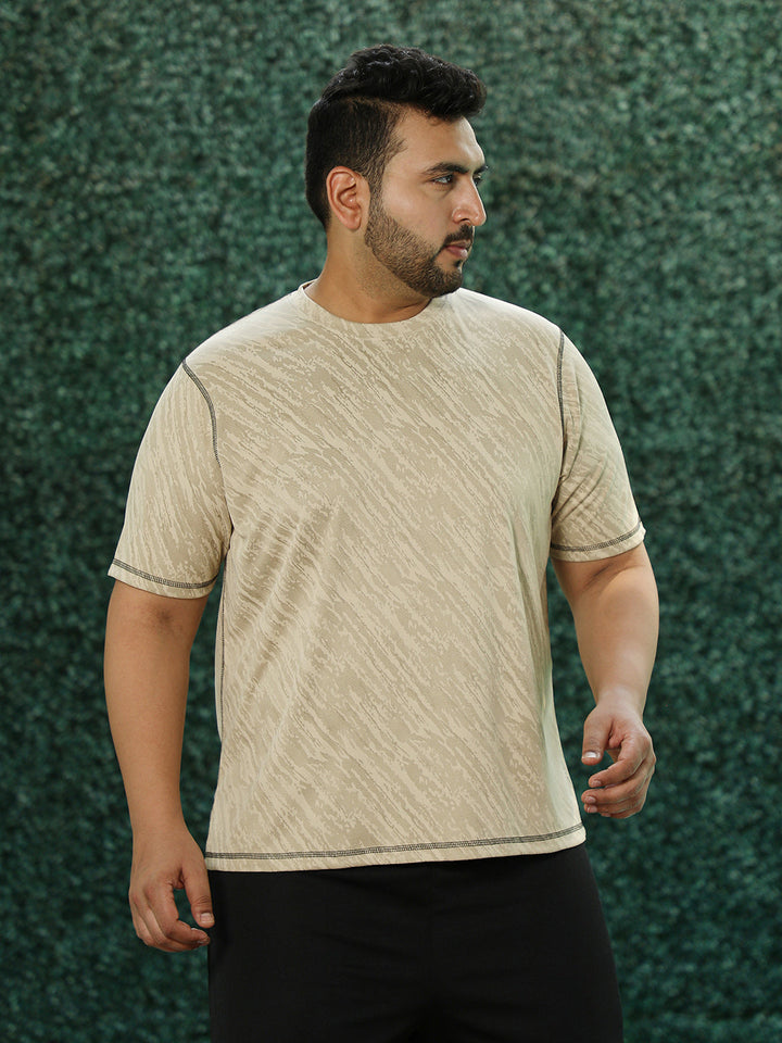 Plash-Imprint Activewear T-Shirt