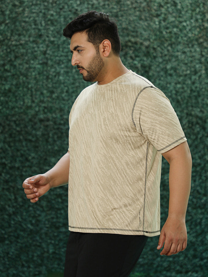 Plash-Imprint Activewear T-Shirt