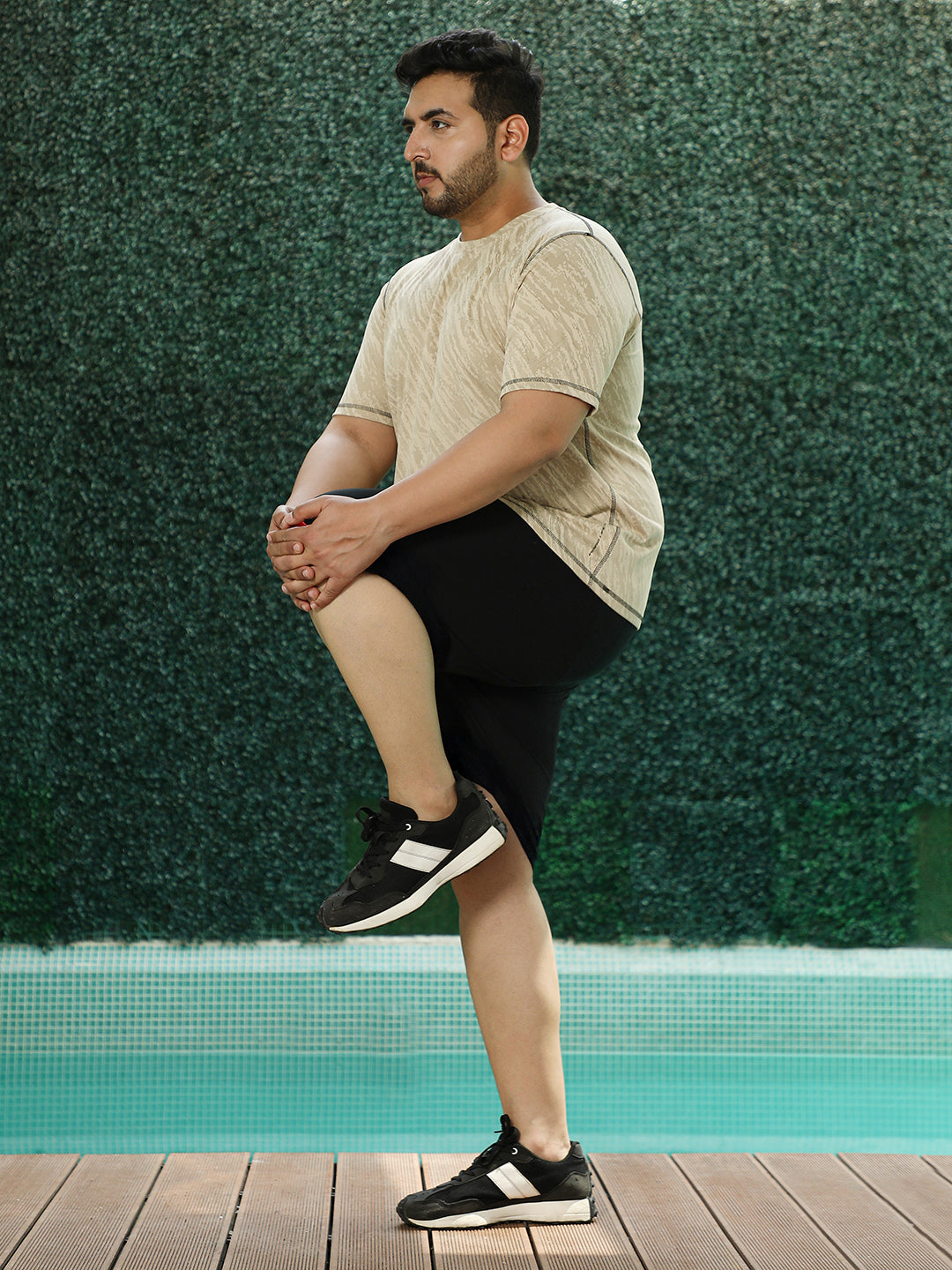 Plash-Imprint Activewear T-Shirt