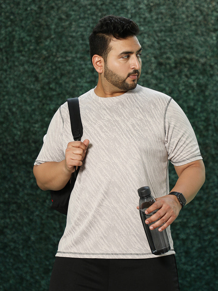 Plash-Imprint Activewear T-Shirt