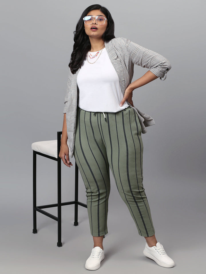 Striped Casual & Evening Trackpant