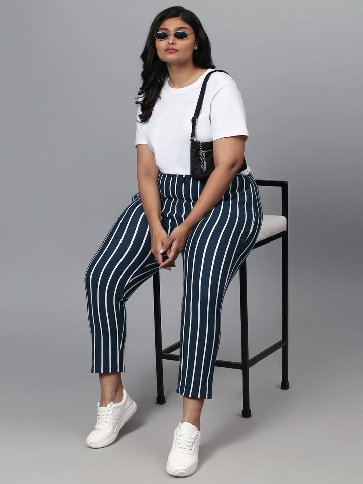 Striped Casual & Evening Trackpant
