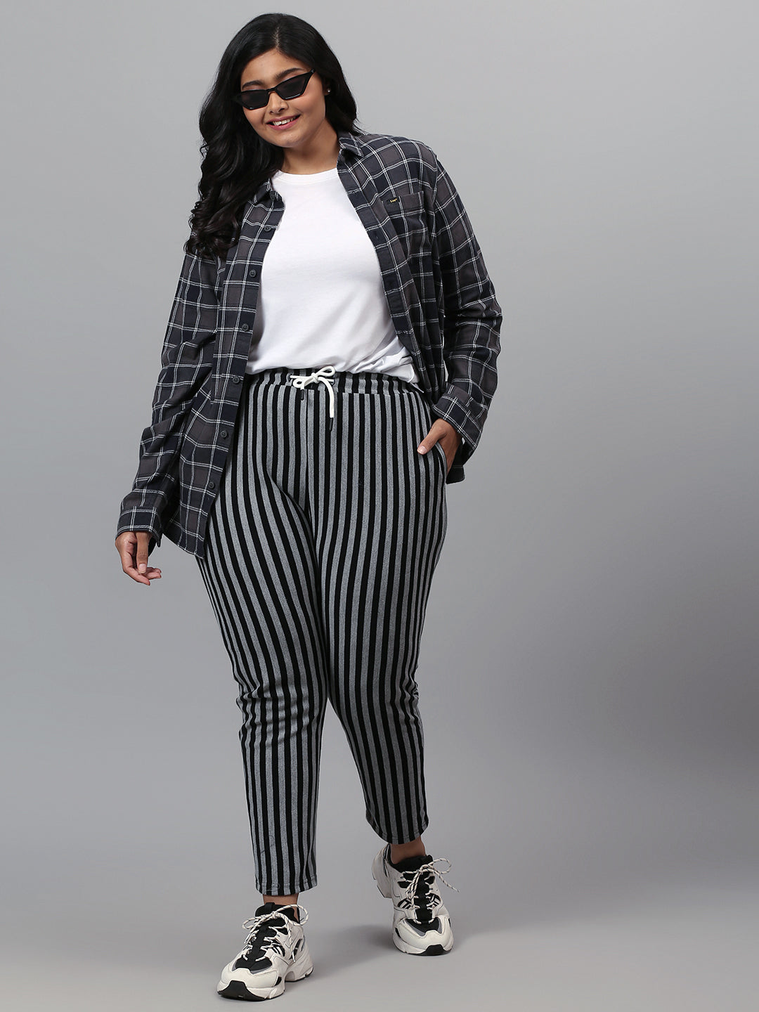 Striped Casual & Evening Trackpant