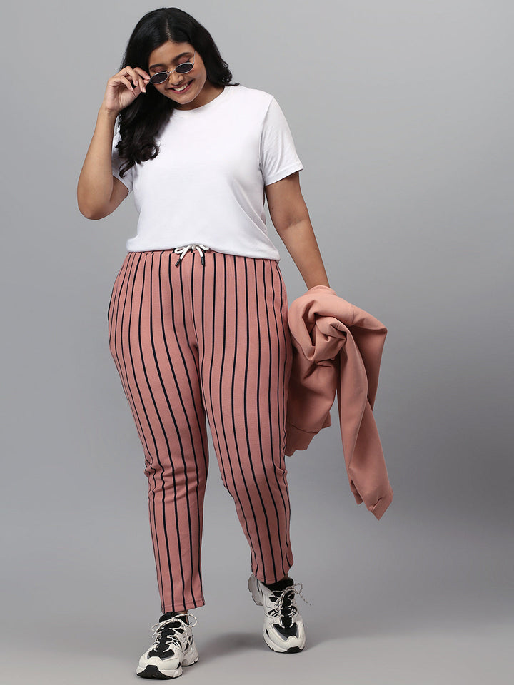 Striped Casual & Evening Trackpant