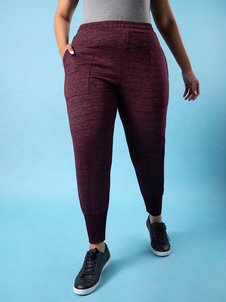 Stylish Casual Maroon Joggers