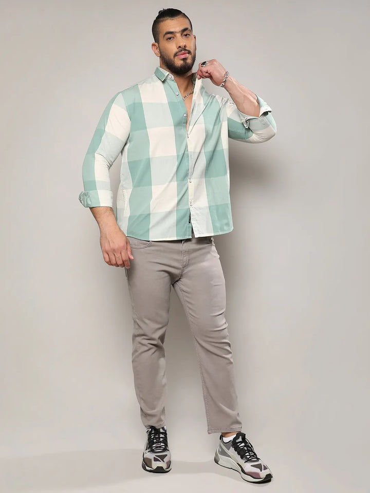 Cotton Buffalo Check Shirt