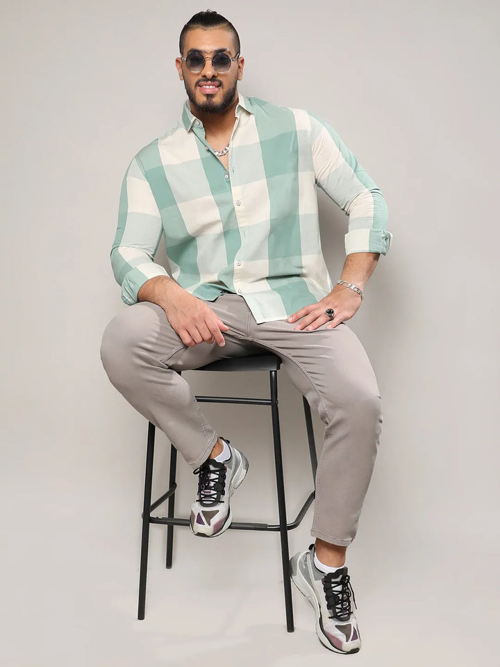 Cotton Buffalo Check Shirt