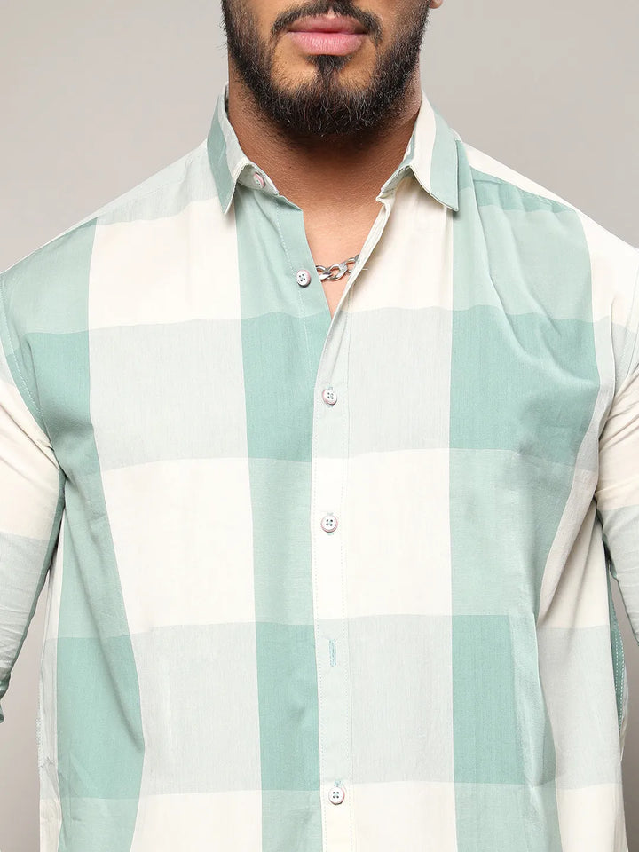 Cotton Buffalo Check Shirt