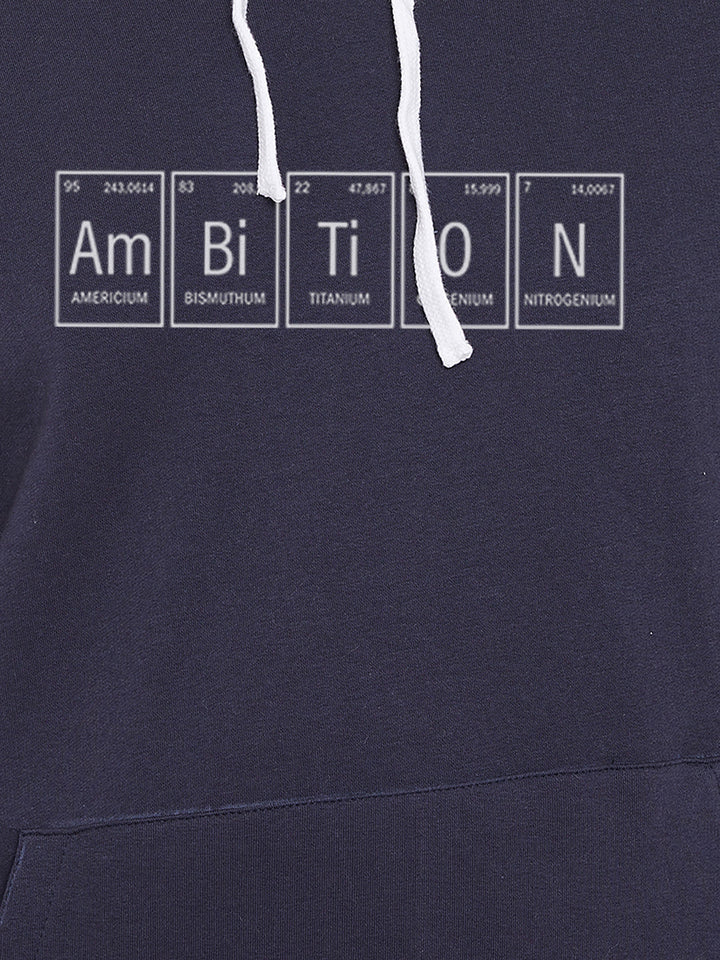 Solid Stylish Casual Winter Hooded Sweatshirt