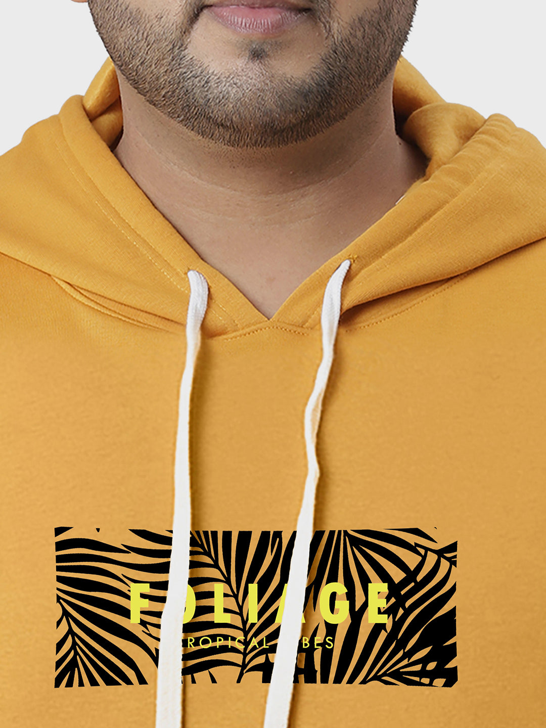 Solid Full Sleeve Hooded Casual Sweatshirt