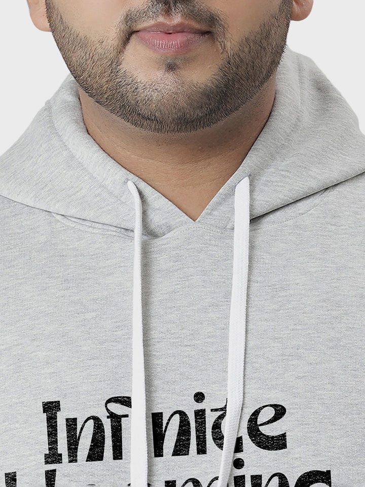 Printed Stylish Casual Winter Hooded Sweatshirt
