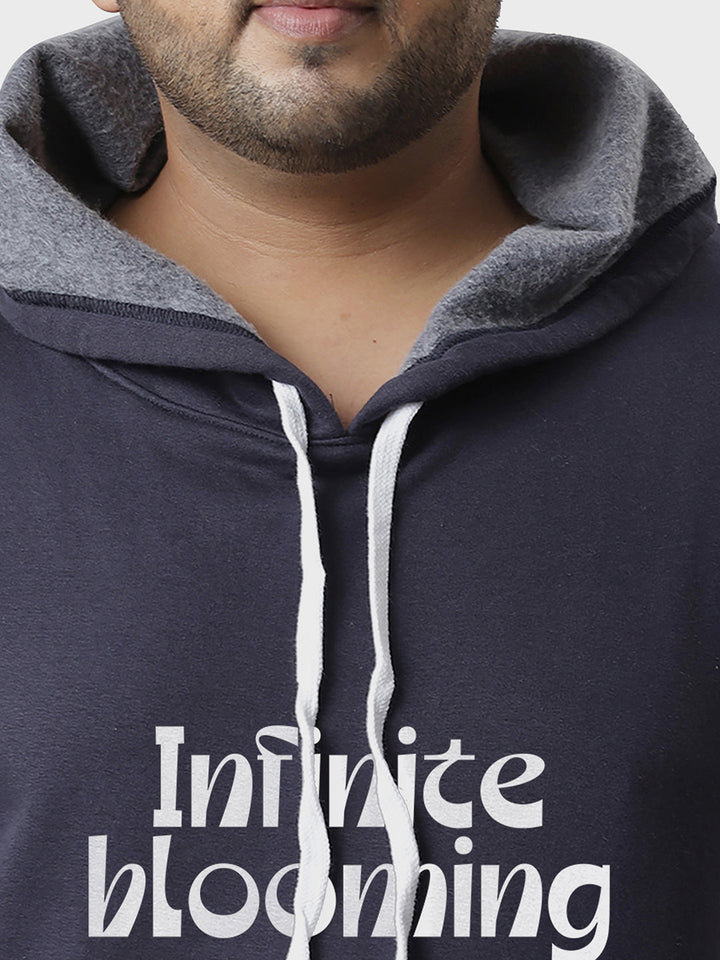 Solid Stylish Casual Winter Hooded Sweatshirt