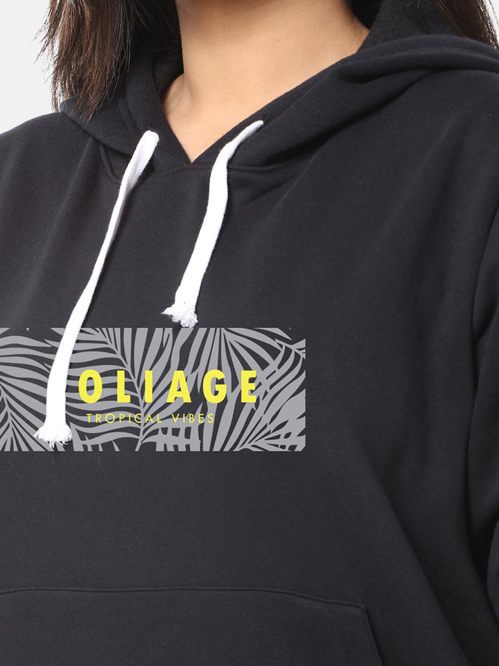 Printed Hooded Sweatshirt
