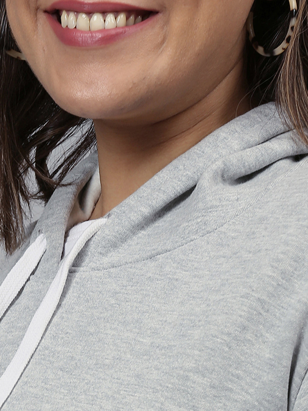 Typographic Sweatshirt With Hood