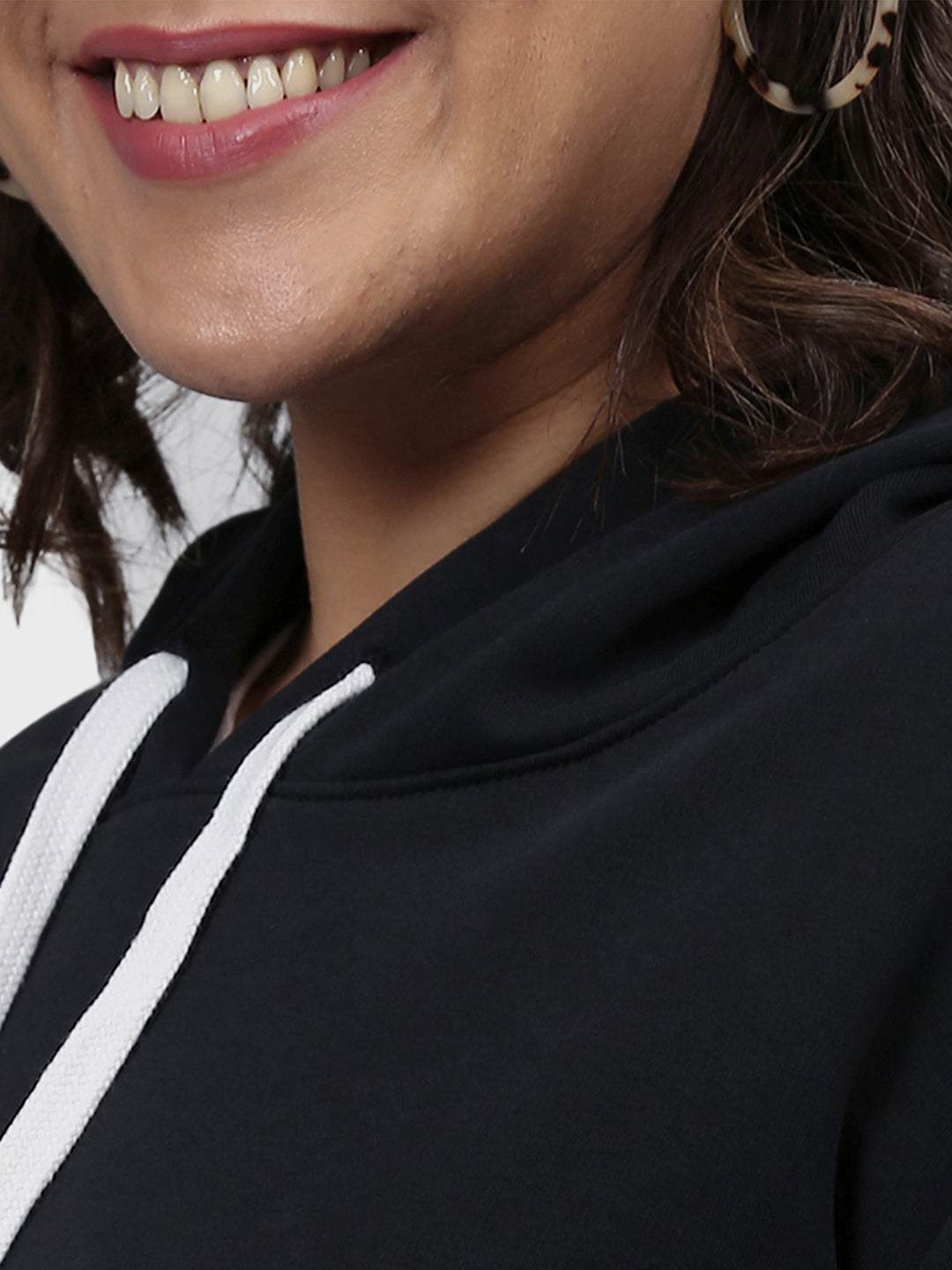 Typographic Sweatshirt With Hood