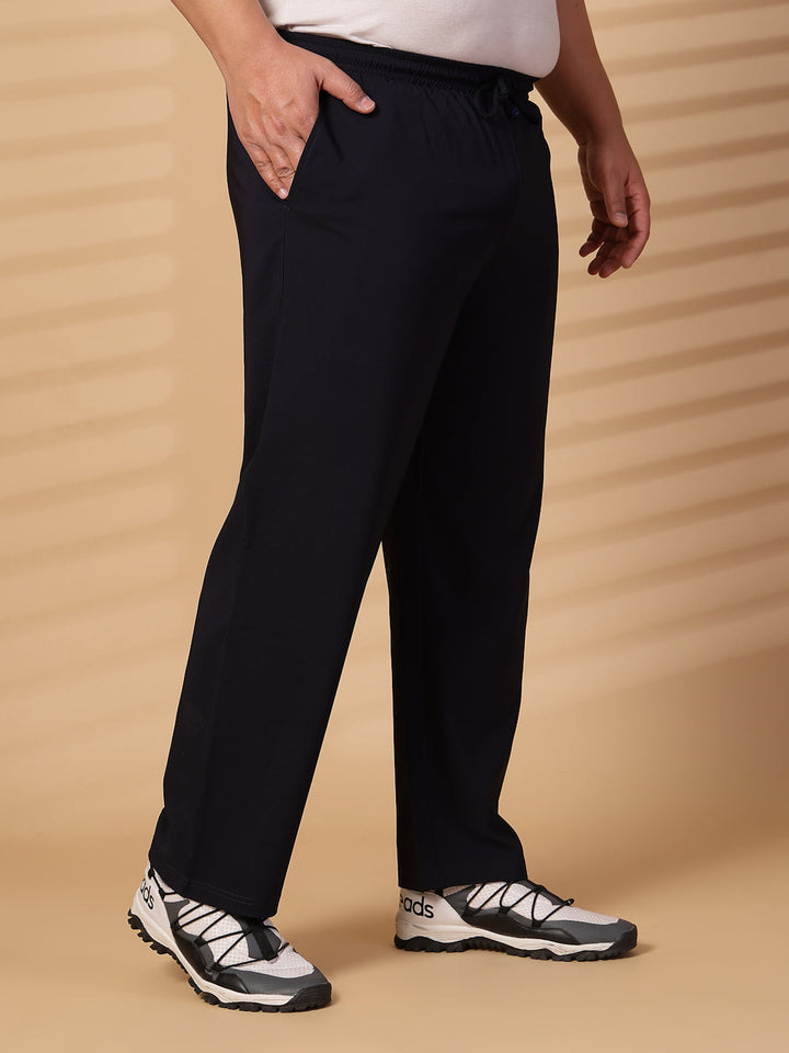 Plus Size Men Regular Fit Track Pants