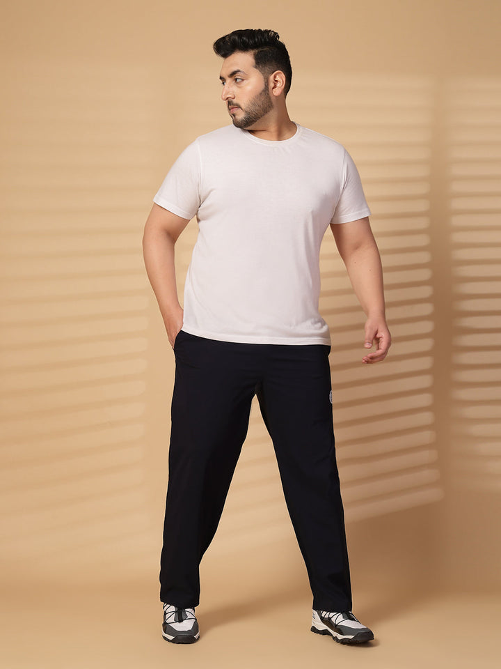Plus Size Men Regular Fit Track Pants