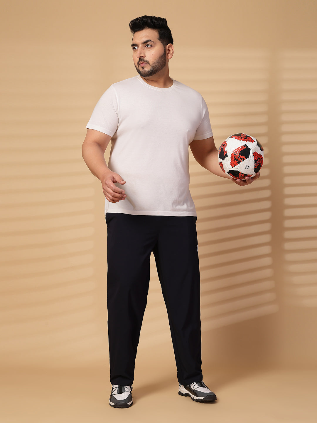 Plus Size Men Regular Fit Track Pants