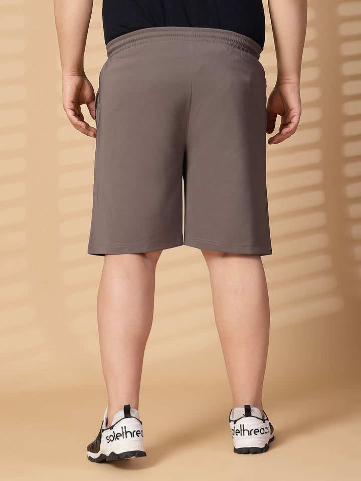 Plus Size Men Mid-Rise Regular Shorts