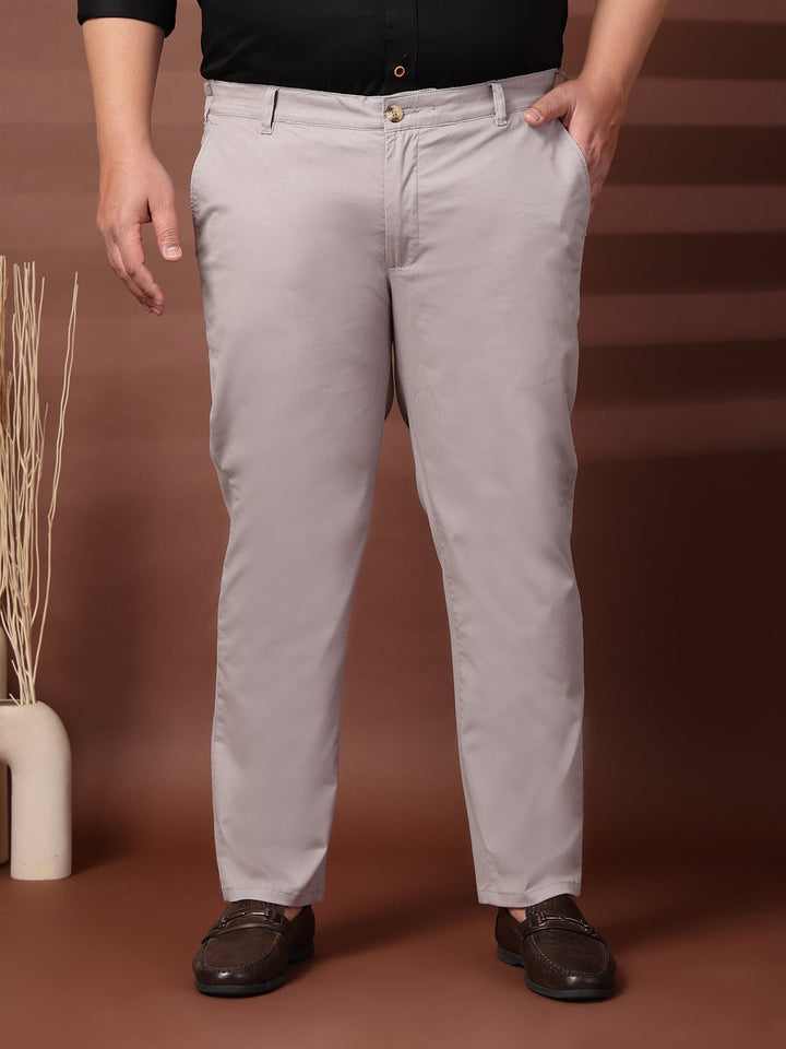 Plus Size Mens Casual Trouser Low Waist Fit