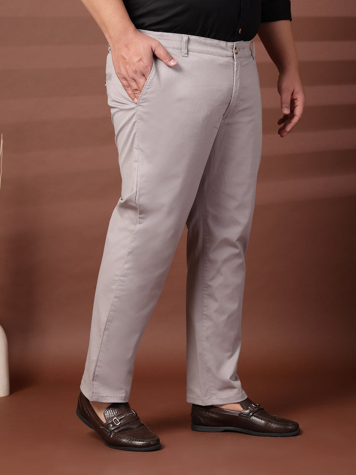 Plus Size Mens Casual Trouser Low Waist Fit