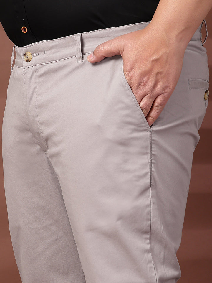 Plus Size Mens Casual Trouser Low Waist Fit