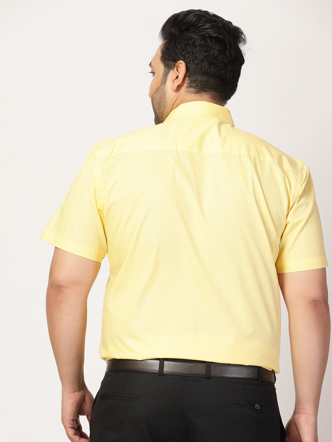 Plus Size  Spread Collar Shirt