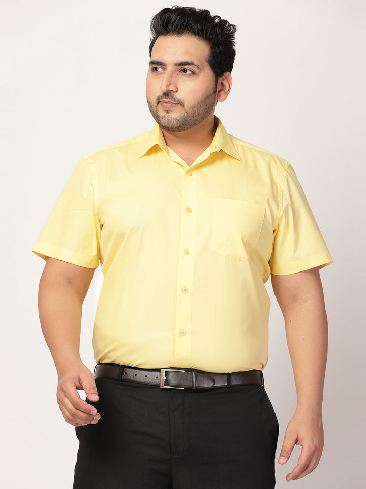 Plus Size  Spread Collar Shirt