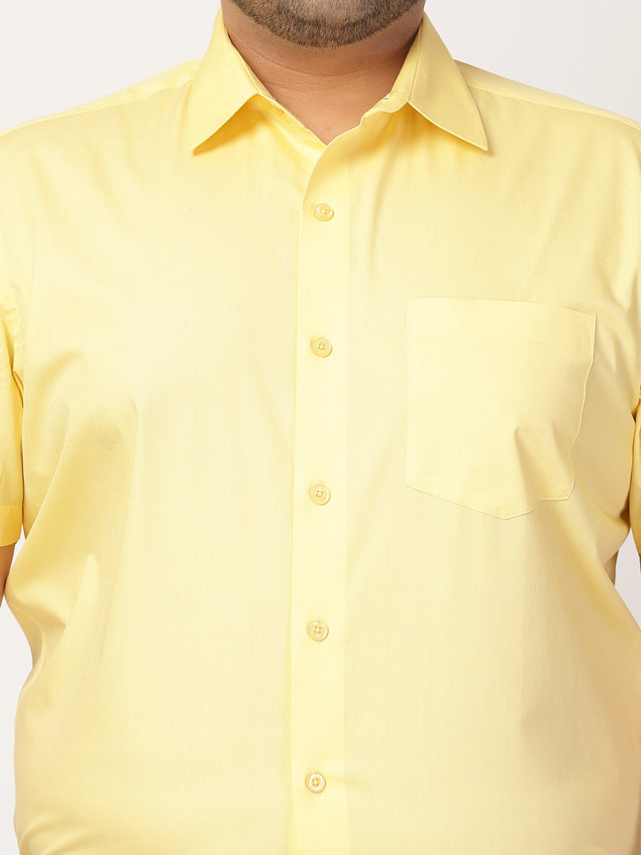 Plus Size  Spread Collar Shirt