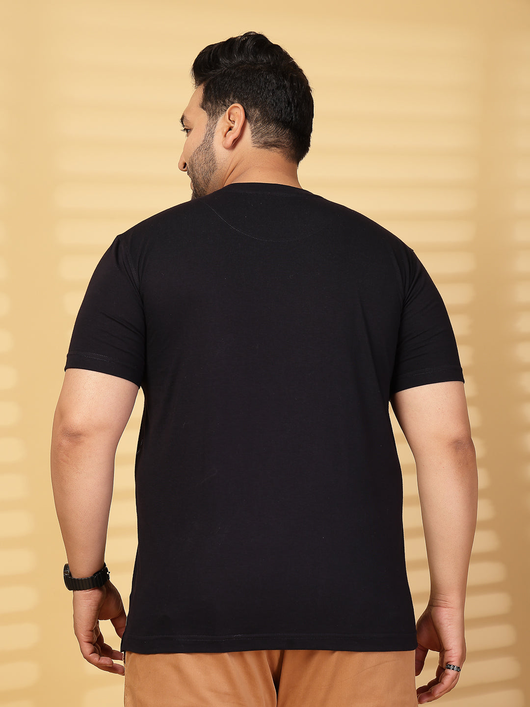 Plus Size Men Printed T-shirt