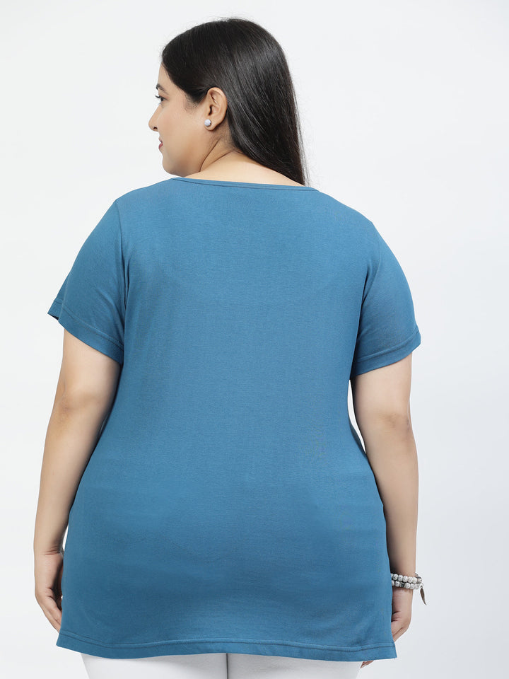 Plus Size  Cotton T-shirt