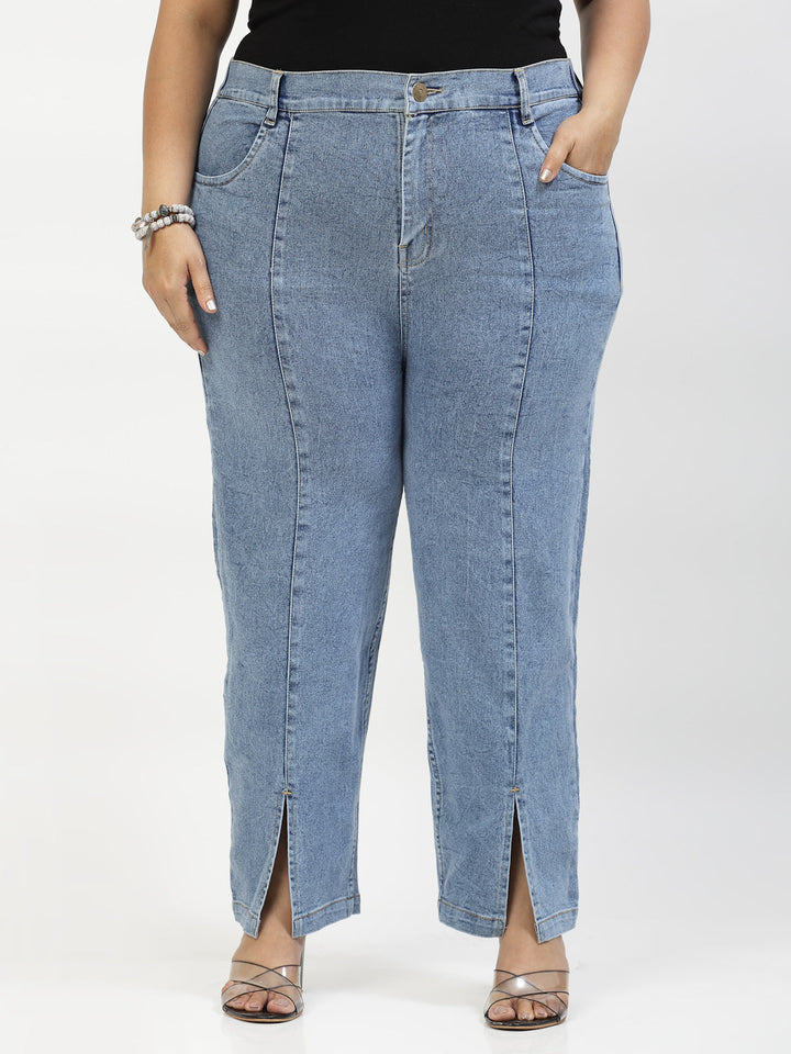 Plus Size Women Stretchable Jeans