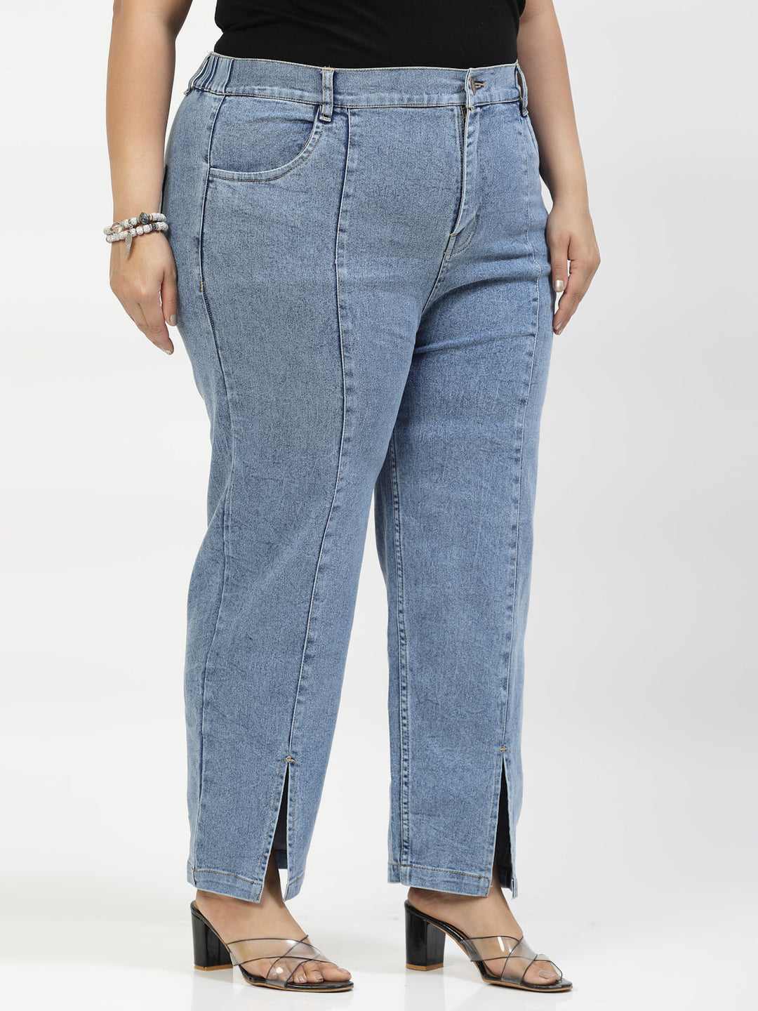 Plus Size Women Stretchable Jeans