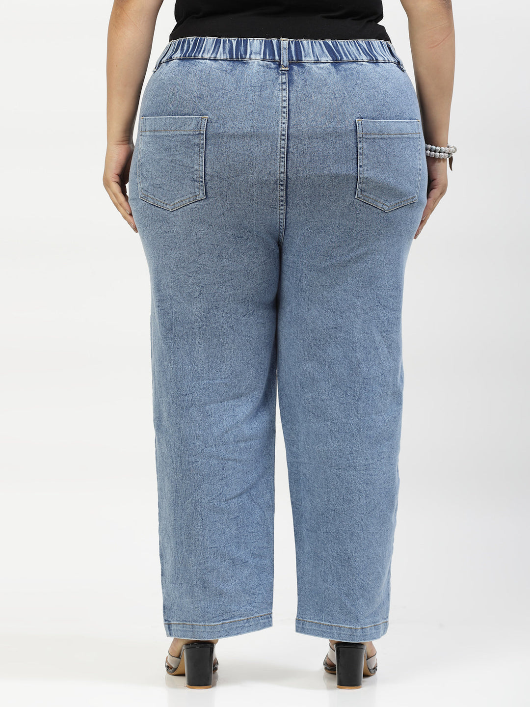 Plus Size Women Stretchable Jeans