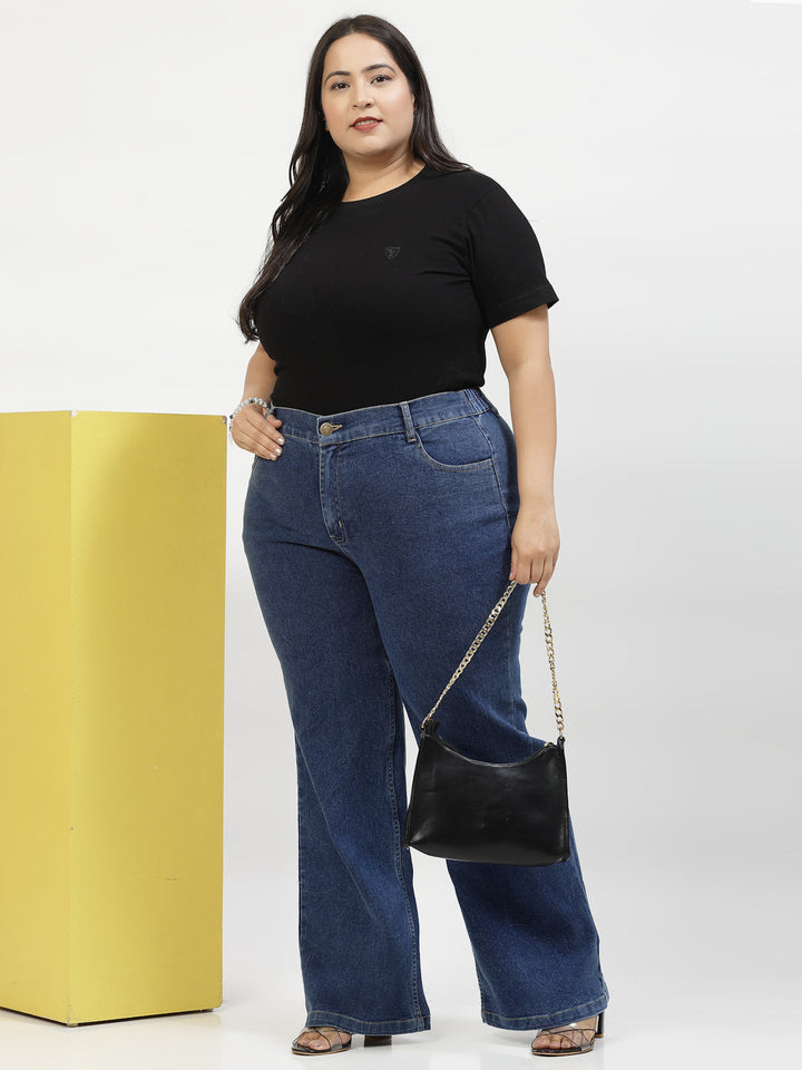 Plus Size Women Stretchable Jeans