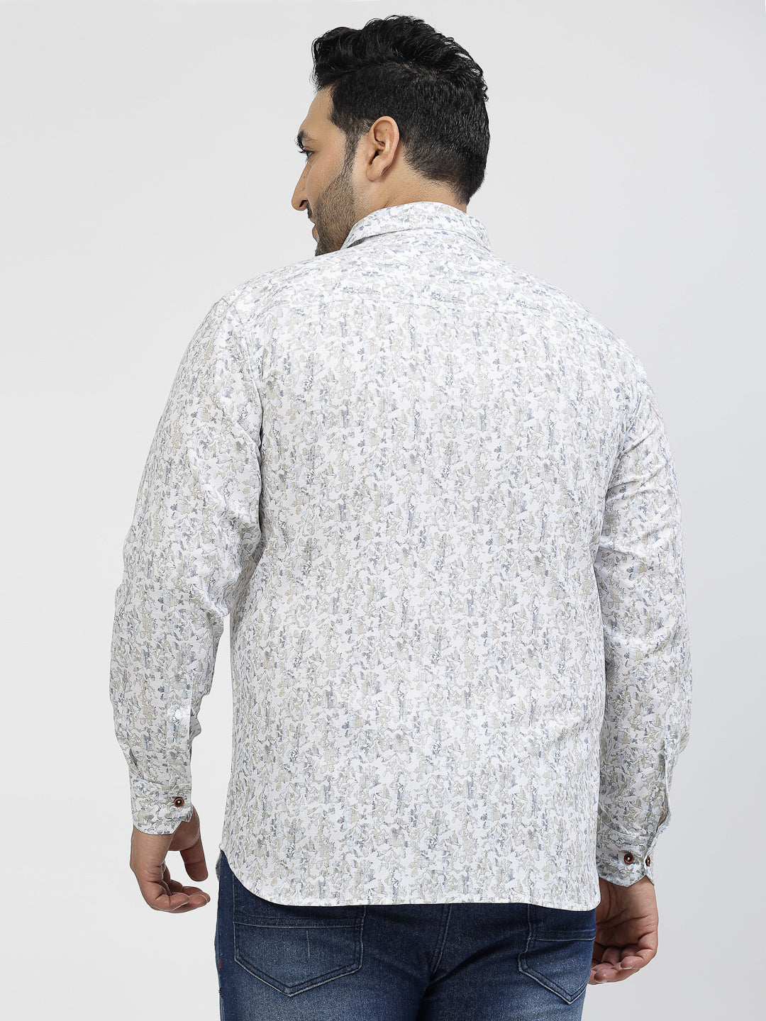 Plus Size  Floral Printed Casual Shirt