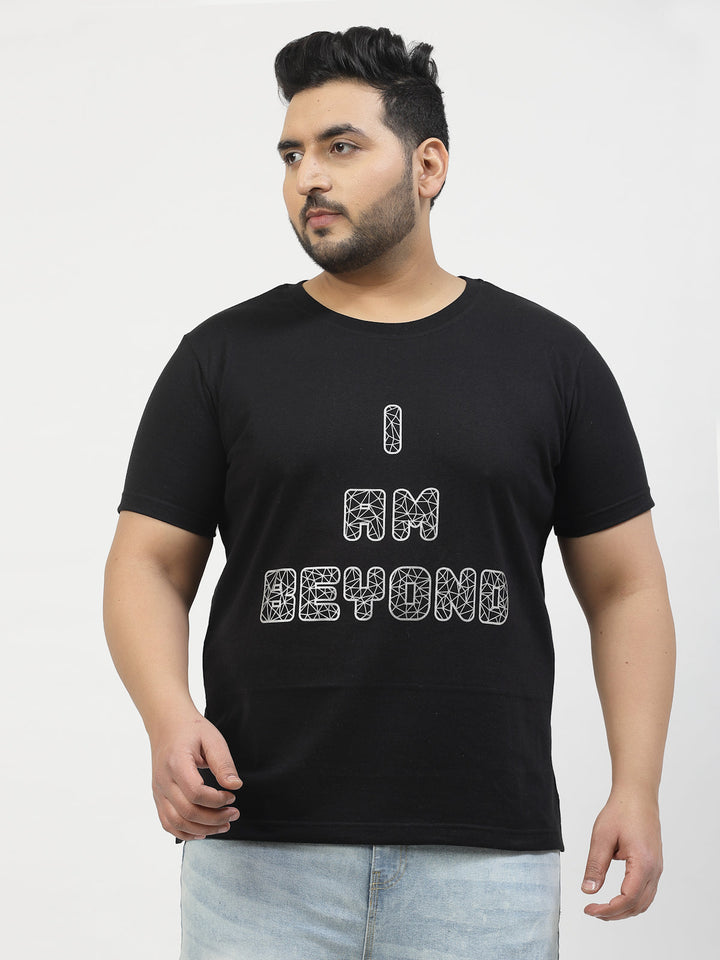 Plus Size  Graphic Printed Cotton T-shirt